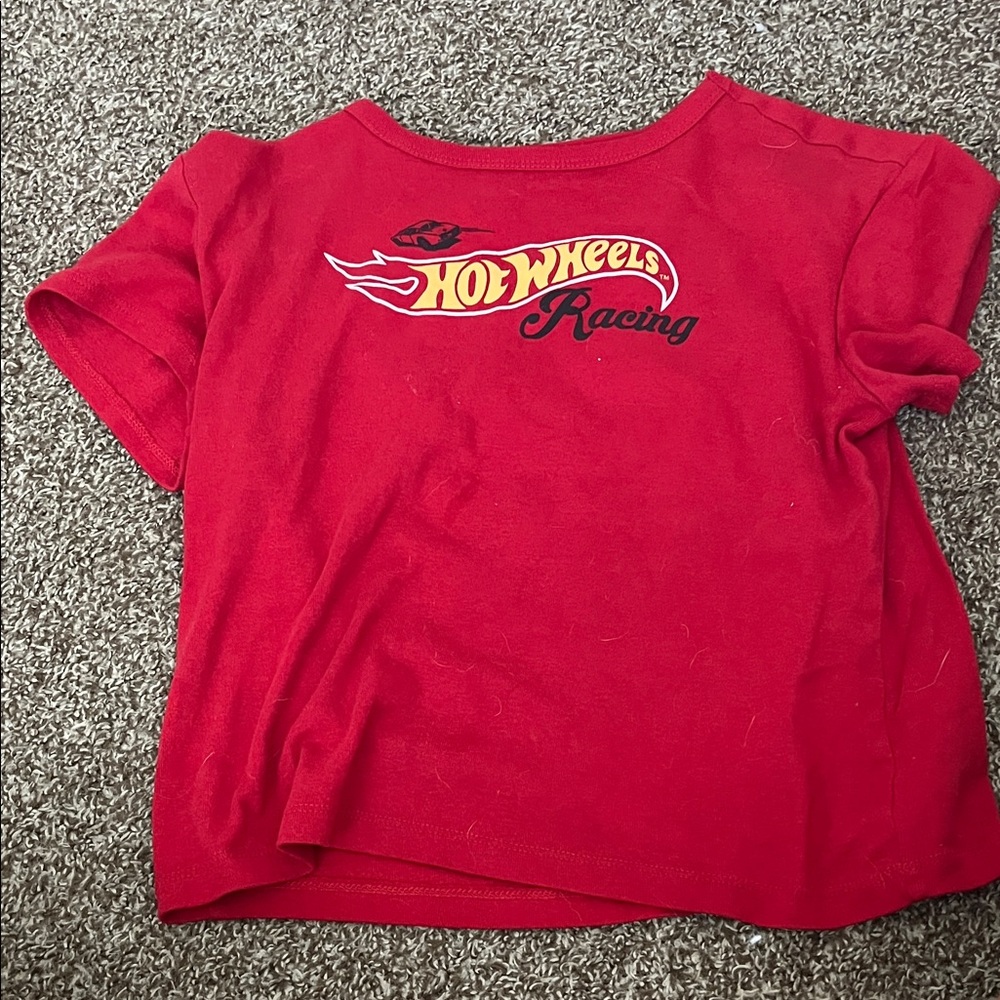 Mattel Hot Wheels Red Racing Tee